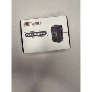SantaMedical SM-519BR BL Pulse Oximeter Finger Blood Oxygen Monitor Black